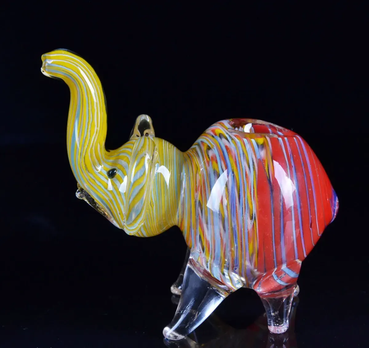 Pipa Vidrio Elefante Mini